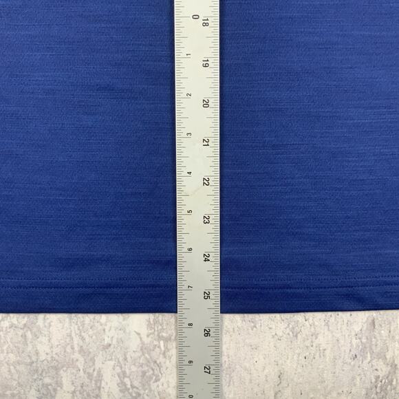 Nike Shirt Mens Medium Blue Breathe 1/4 Zip Dri-Fit Training Gym Running - Picture 6 of 7